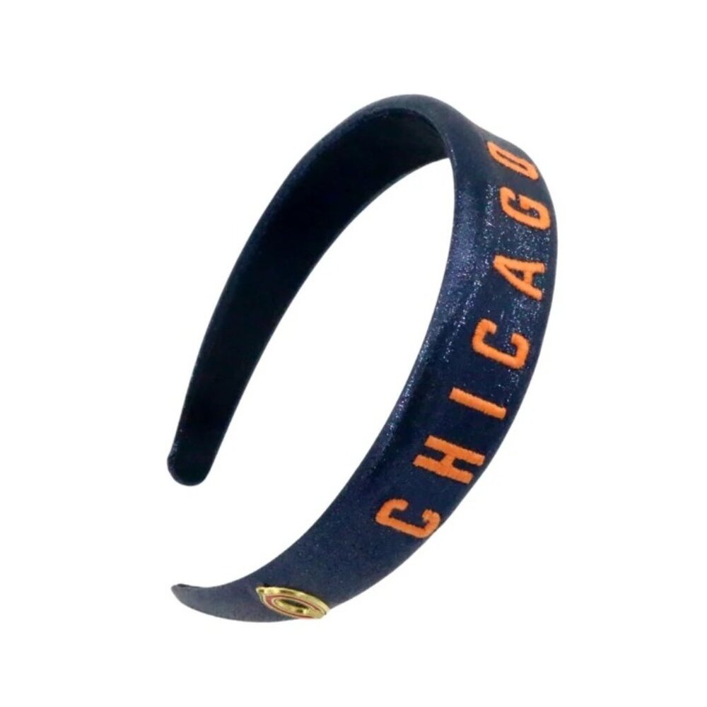 Brianna Cannon Chicago Bears Embroidered Headband Officially Licensed
